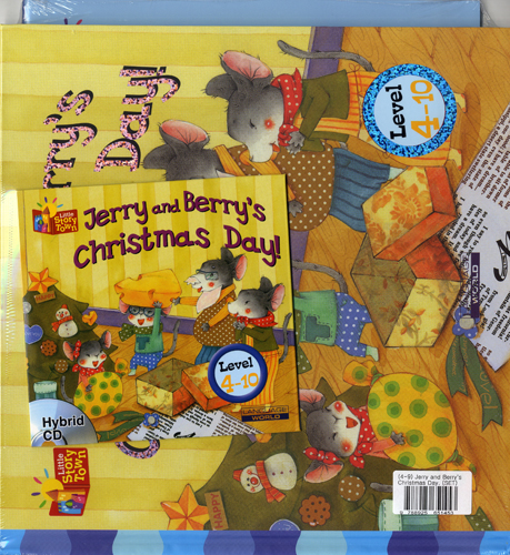 Little Story Town 4-10:Jerry and Berry's Christmas Day! (B+CD+W+Phonics) Set