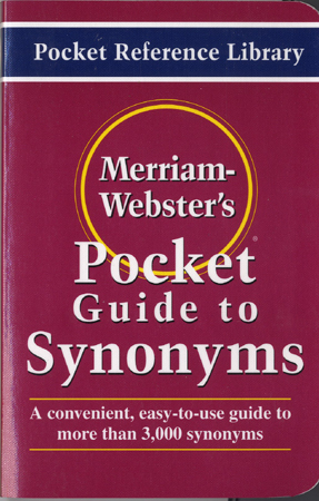 Merriam-Webster´s Pocket Guide to Synonyms