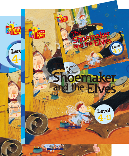 Little Story Town 4-11:The Shoemaker and the Elves (B+CD+W+Phonics) Set 
