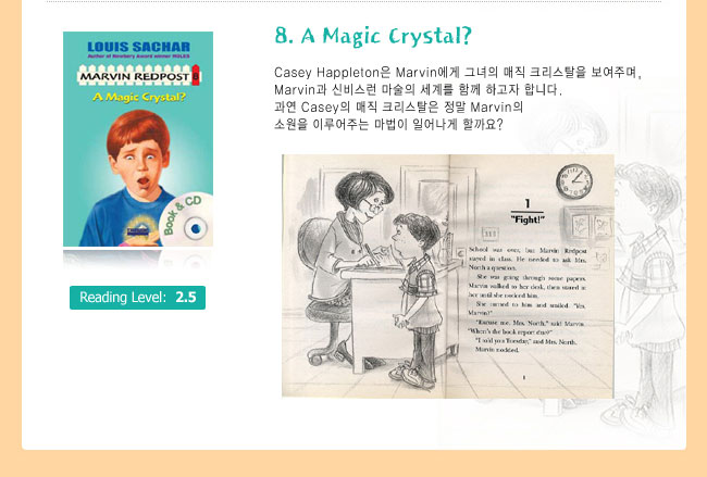Marvin Redpost Series, Book 8: Magic Crystal? - A Book And A Hug