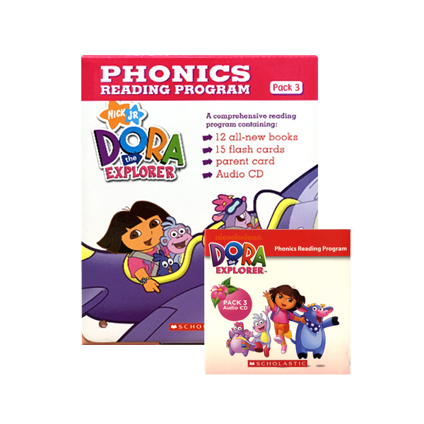 Dora The Explorer Phonics Fun Pack #3 with CD