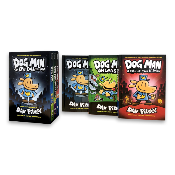 Dog Man #1-3 Boxed Set:The Epic Collection:From the Creator of Captain Underpants 