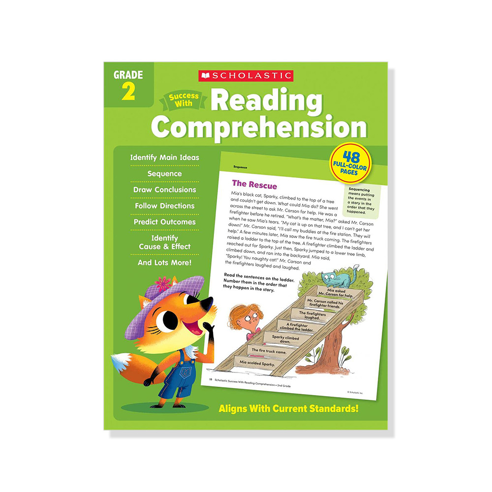 Success With Reading Comprehension: Grade 2 Workbook