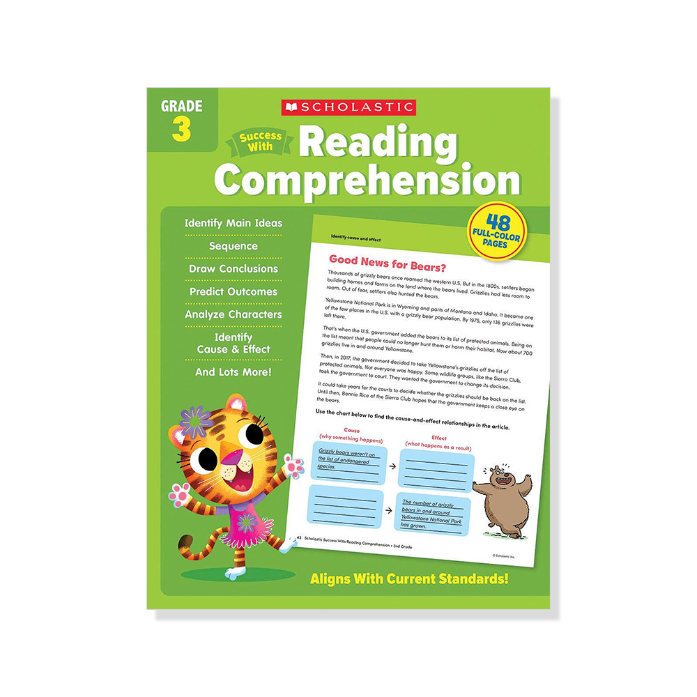 Success With Reading Comprehension: Grade 3 Workbook