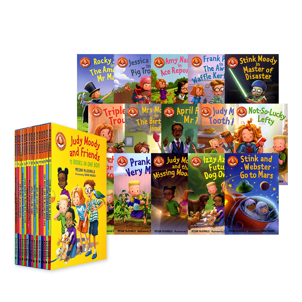 Judy Moody and Friends 15 Books Slipcase (Paperback)