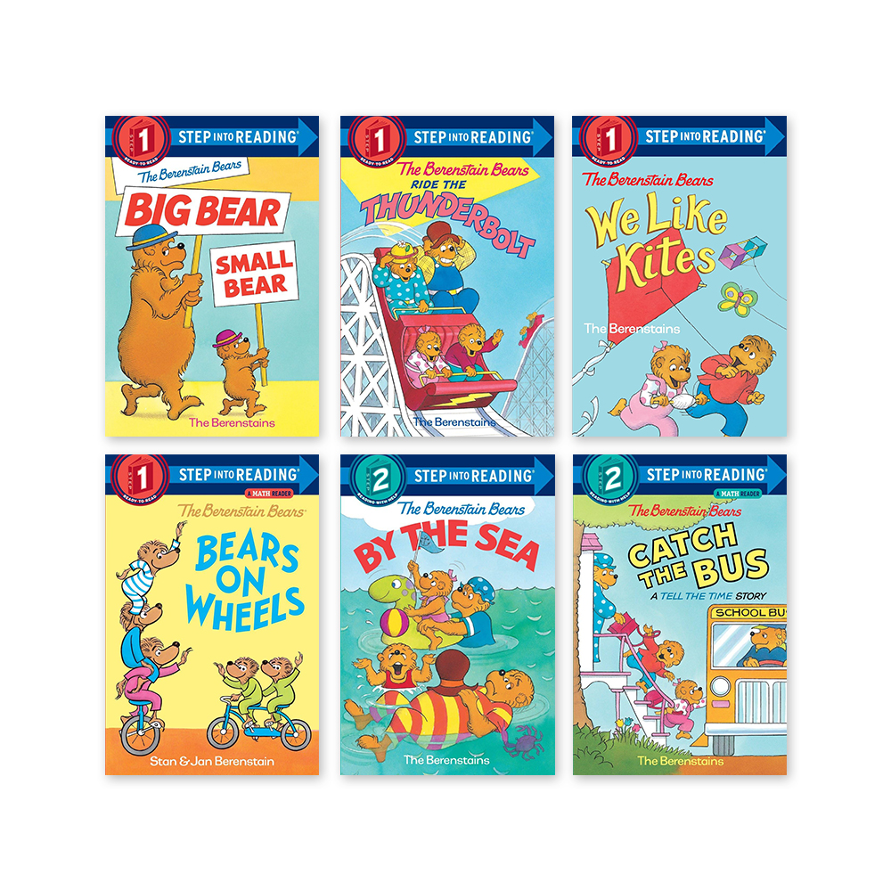 Step into Reading(Step1,2): Berenstain Bears 6종 세트