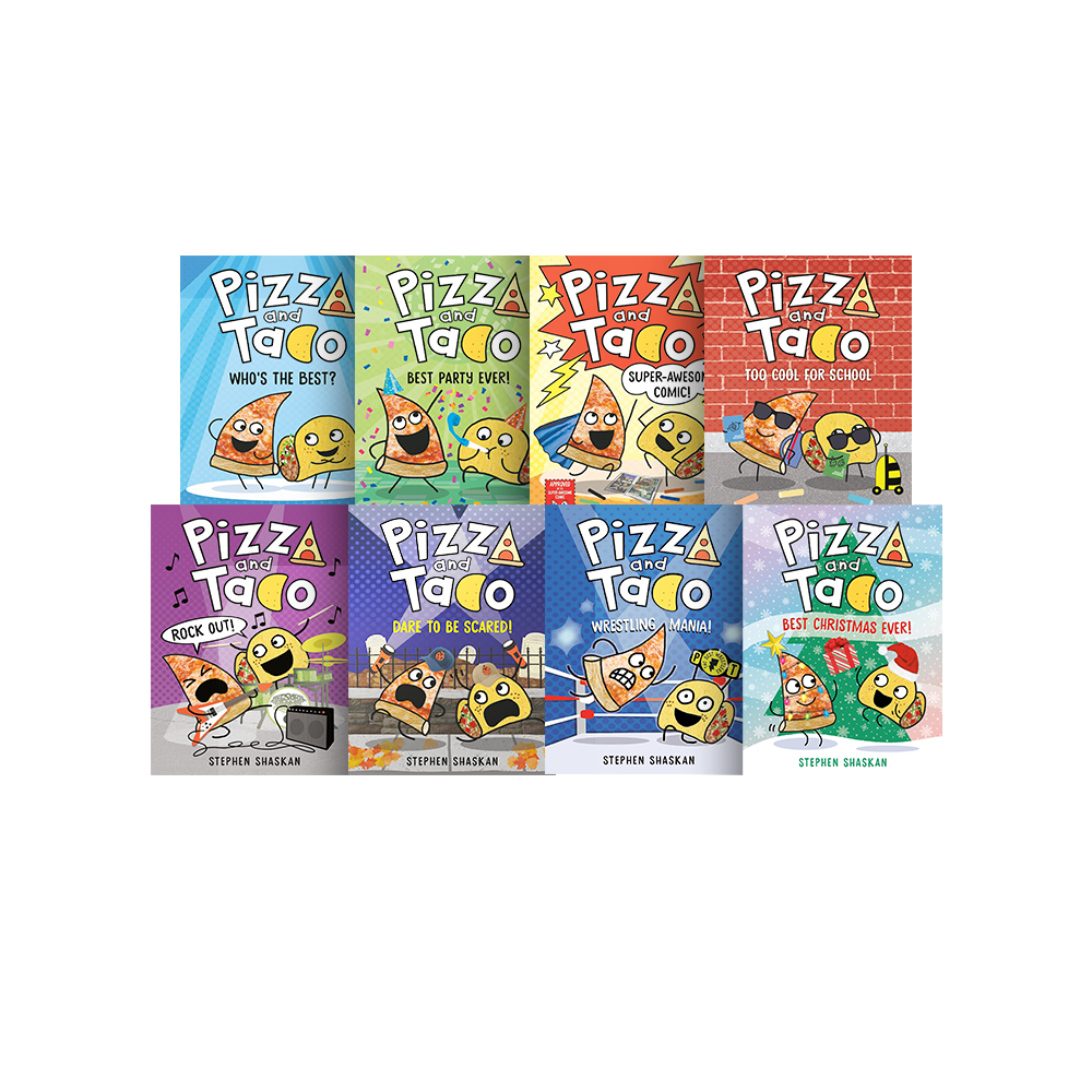 Pizza and Taco 8-book set