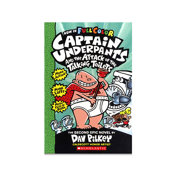 #2:Captain Underpants and the Attack of the Talking Toilets (Color Edition) 대표이미지