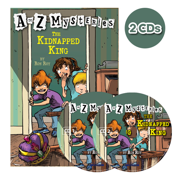 A to Z Mysteries #K:The Kidnapped King (B+2CDs)