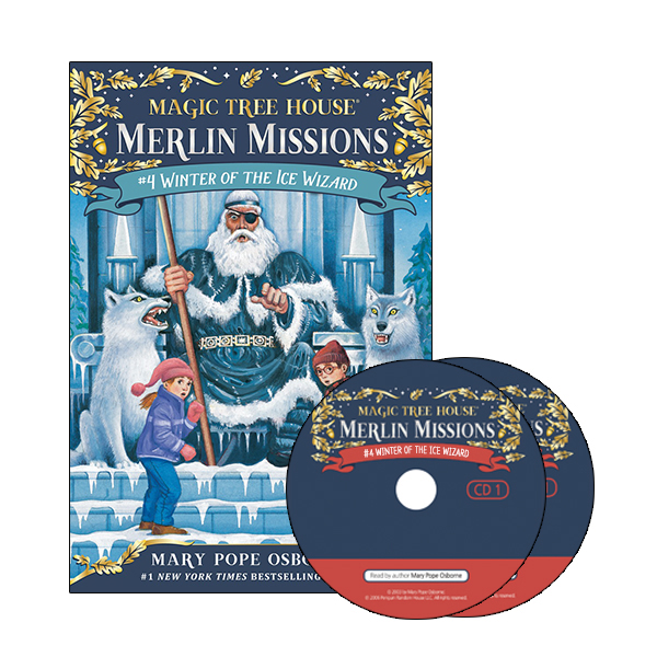 Magic Tree House Merlin Missions #4 Winter of the Ice Wizard (CD + PB)