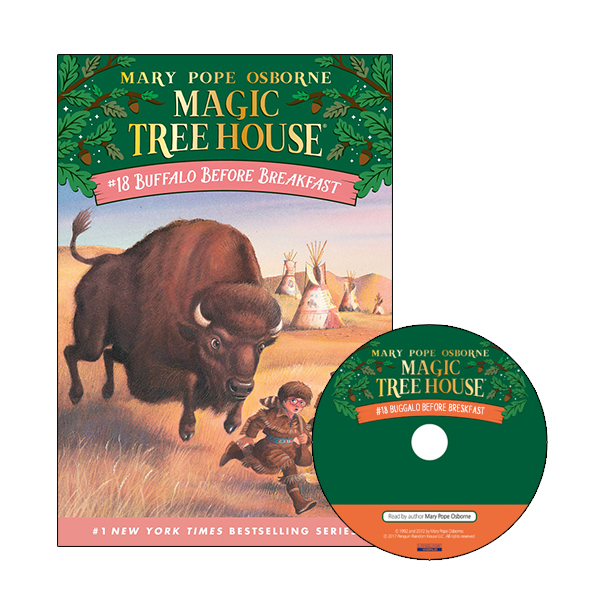 Magic Tree House #18:Buffalo Before Breakfast (Book+CD)