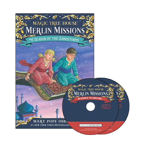 Magic Tree House Merlin Missions #6:Season of the Sandstor (PB+CD)