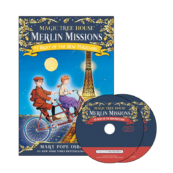 Magic Tree House Merlin Missions #7:Night of the New Magicians (PB+CD)