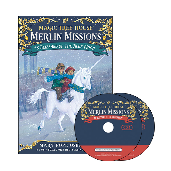 Magic Tree House Merlin Missions #8:Blizzard of the Blue Moon (PB+CD)