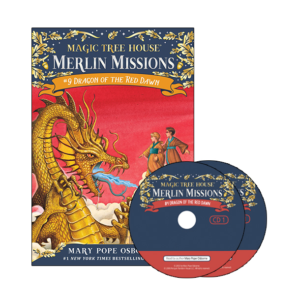 Magic Tree House Merlin Missions #9:Dragon of the Red Dawn (PB+CD)