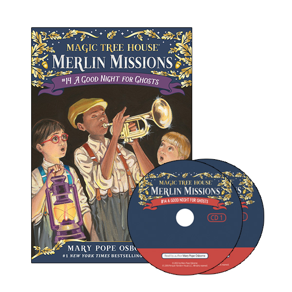 Magic Tree House Merlin Missions #14:A Good Night for Ghosts (PB+CD)