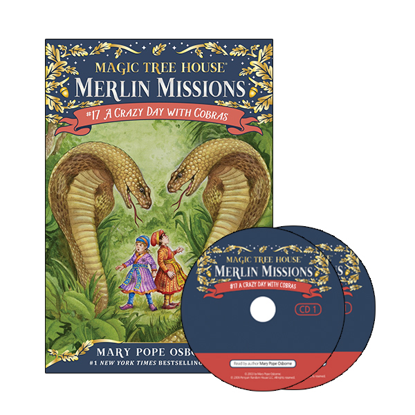 Magic Tree House Merlin Missions #17: A Crazy Day with Cobras (PB+CD)