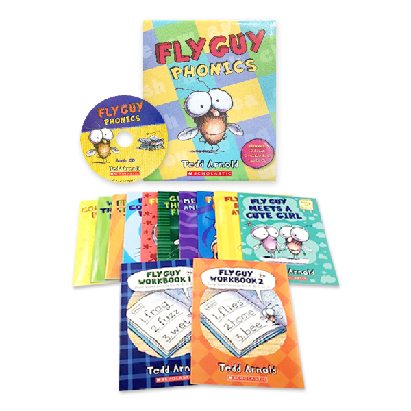 Fly Guy Phonics Boxed Set (12 books+1 audio CD)